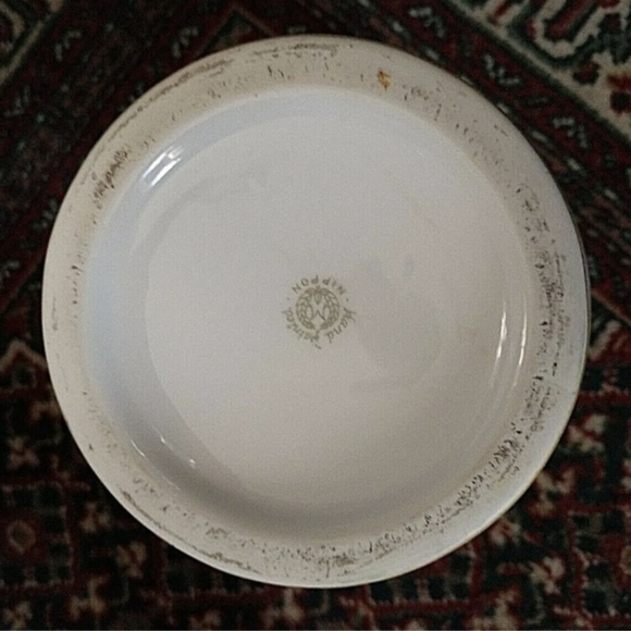 NIPPON 12" TALL Hand Painted Floral & Gold Gilt 2 Handle Vase. 100 yrs old - Picture 8 of 13